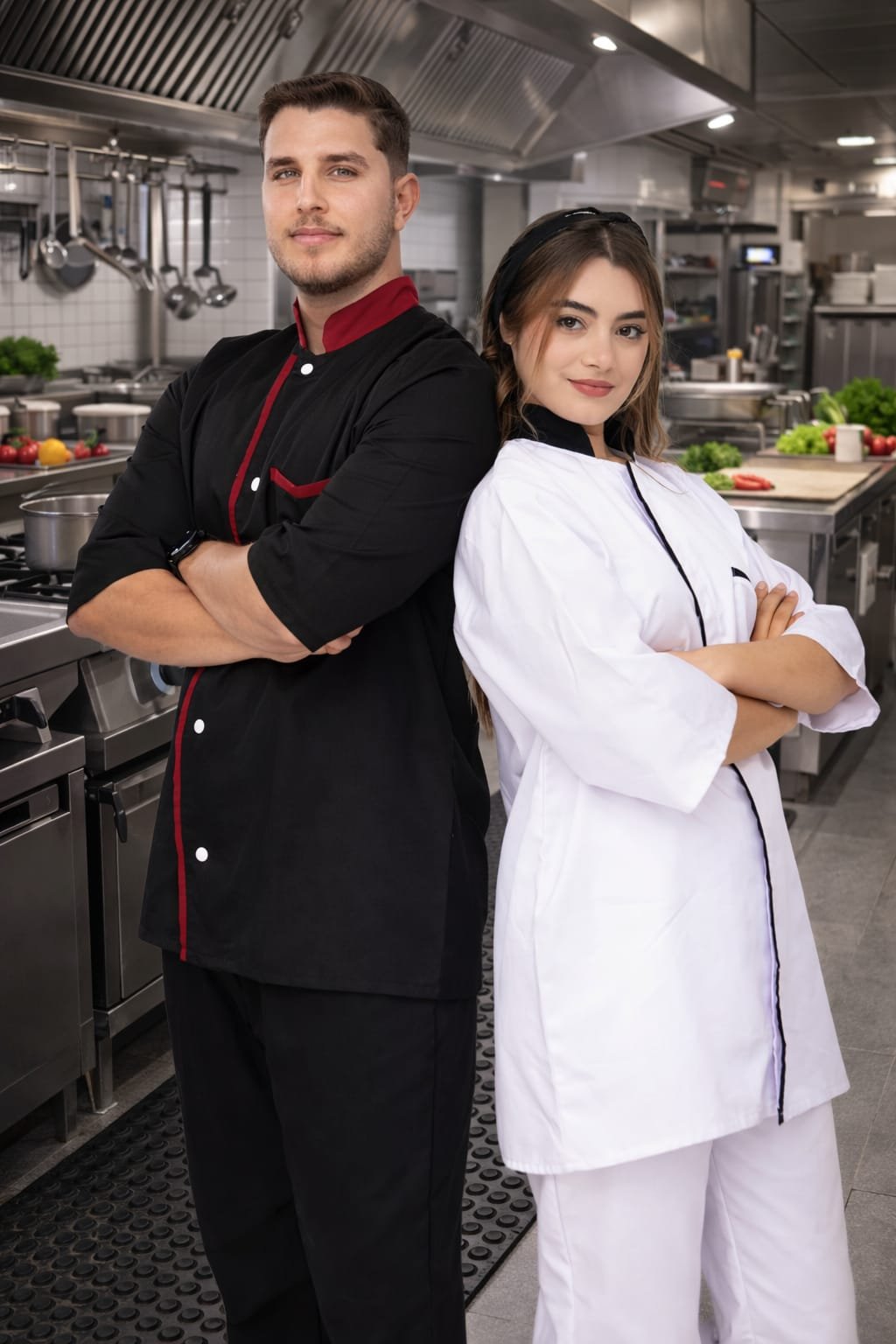 Tenue cuisinier chef basic unisex