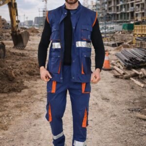 Vêtement de travail industrie sans manche